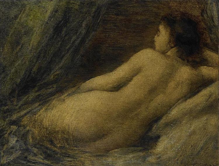 Henri Fantin-Latour Lying Naked Woman Sweden oil painting art